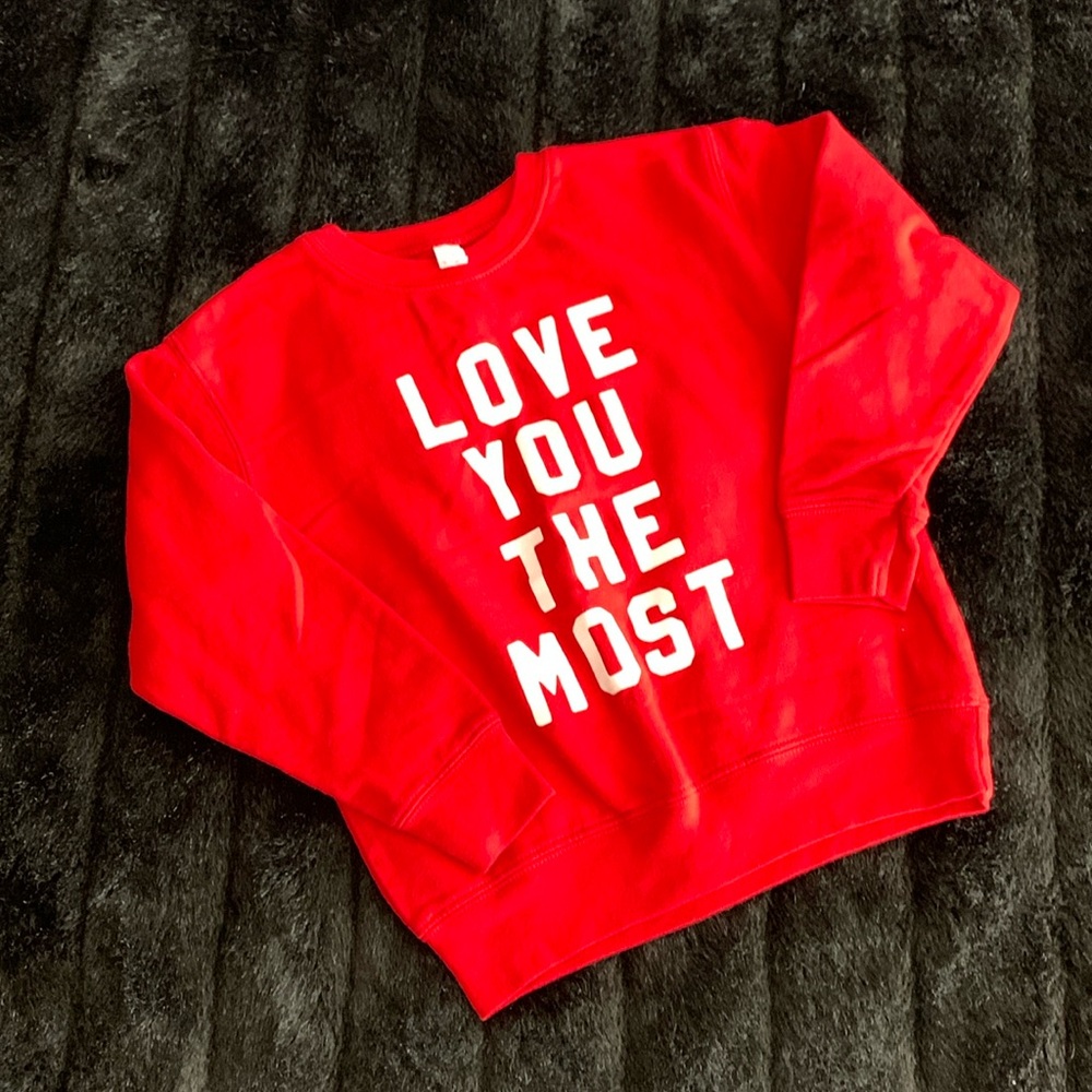 Rabbit Skins Pink Fleece Sweatshirt